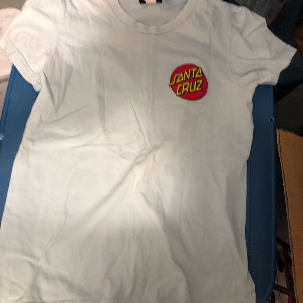 Santa Cruz Skateboards' Light Blue Graphic Tee